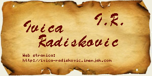 Ivica Radišković vizit kartica